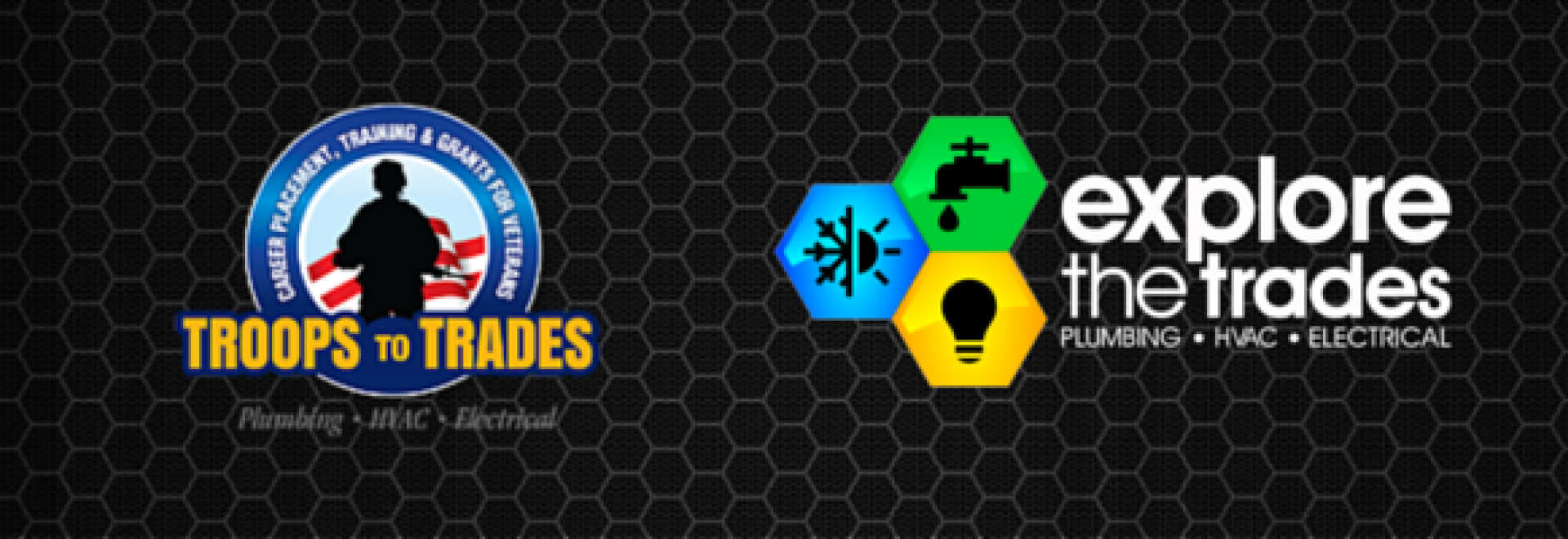 troops to trades explore the trades logo and graphic